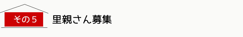その5.里親募集！！